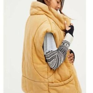 Free People Mustard Vest
